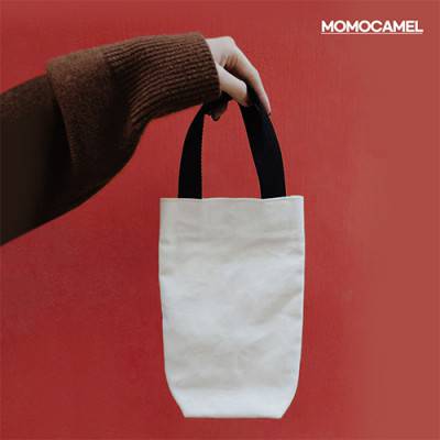 모모카멜 미니 에코백,텀블러 에코백 16*25*5cm (HE01)