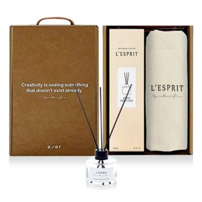 레스쁘리 고급 디퓨저세트 L(디퓨저 BASIC 120ml+솔리드 에코백)