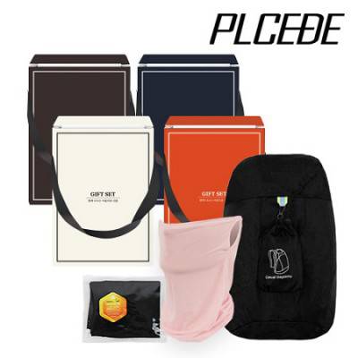 [플씨드] 접이식 스포츠 백팩(PMB-02) + 고급 손등커버형 쿨토시 + 귀걸이 쿨 마스크 3종 세트