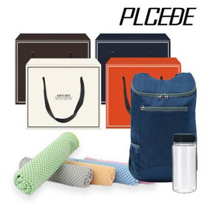 [플씨드] 접이식 스포츠 백팩(PMB-01) + 뱀부얀 쿨타월 + 보틀(350ml) 3종 세트