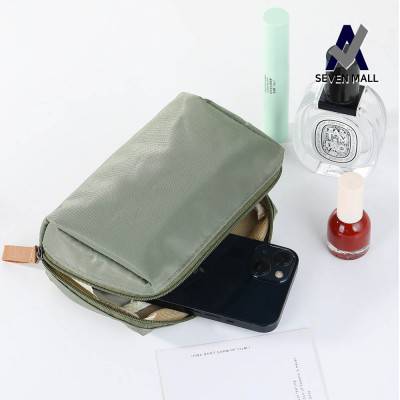 세븐몰 더블 핸들 파우치 미니 메이크업 여행용 화장품 파우치