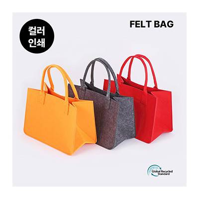 투 사이즈 펠트백