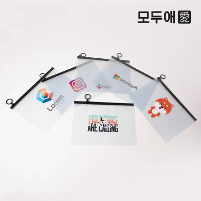 모두애 클리어 슬림 파우치 4종
