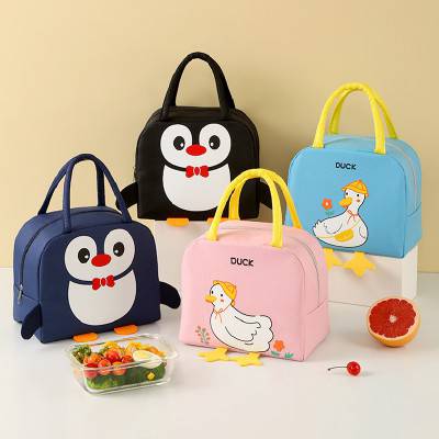 (Blassom) 펭귄&오리 보냉보온 도시락 가방1P