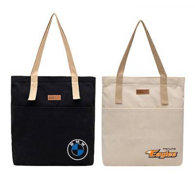 더블포켓 캔버스 에코백 Z185