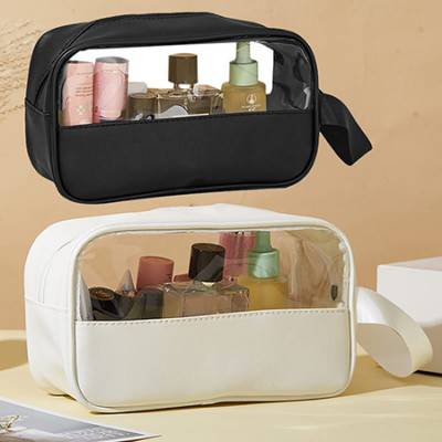 PU PVC 투명 방수 파우치 21X11.5X7cm GP08