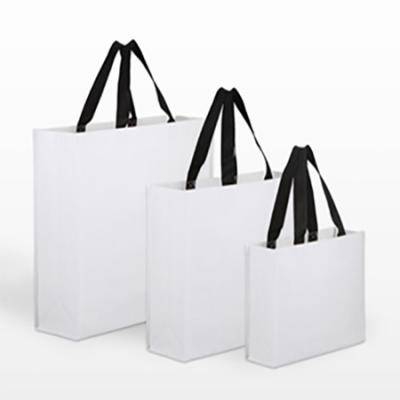 타포린가방 종이 화이트