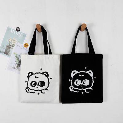 (Blossom) 블랙&화이트 동물 드로잉 에코백 1P