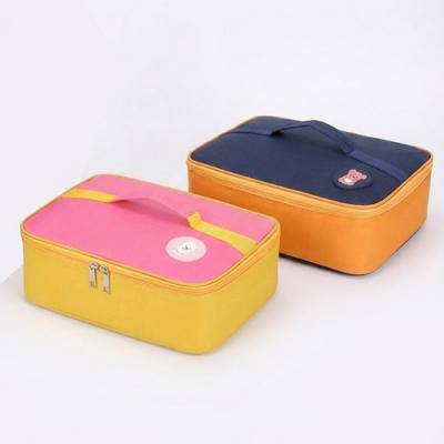 로페리아 사각형 플랫 도시락 보온보냉 가방(소)(0216883)
