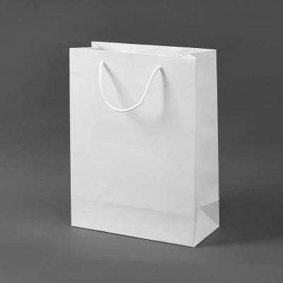 무지 세로형 쇼핑백 10p세트(20x28cm) (화이트)