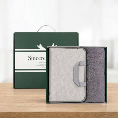 여행용 파우치 7종 송월타올1P(뱀부얀 혼방사 190g) 선물세트+기프트 박스 포함
